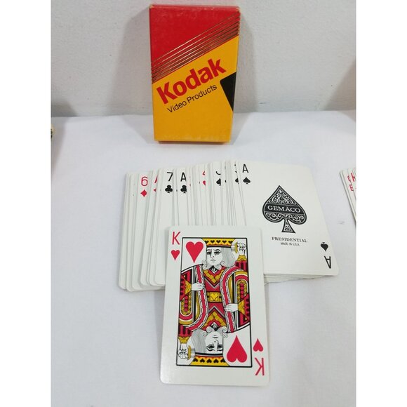 Playing Cards Lot of 5 Streamline Giant Face Tiger Red Hat Society Kodak Vintage - Picture 12 of 15